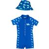 Playshoes Costume Intero e Cappello da Sole con Protezione UV 50+, Costume da Bagno