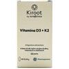 NUTRIBIOTICA S.L. kiroot by nutribiotica vitamina d3+k2 120 perle senza glutine senza lattosio
