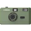 XINBAI B25 - Telecamera a pellicola riutilizzabile, ricaricabile, 35 mm, colore: Verde