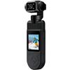 QOXEZY Mini action camera compatta con obiettivo girevole, portatile, 15 x 4 x 2 cm, design ABS per vlogging e sport all'aria aperta, registratore audio video HD per ciclismo, escursionismo, viaggi