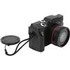 Syrisora Videocamera per Fotocamera da 16 MP, Videocamera Digitale HD da 16 MP, Schermo Ribaltabile da 180 Gradi 1080P Display LCD TFT da 2,4 Pollici Zoom Digitale 16X Attacco a Vite da