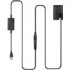 Domary DR-E6 Accoppiatore CC Batteria Fittizia ACK-E6 Sostituzione 80D e 90D 80D 90D Kit di Alimentazione USB con Cavo da 200 Cm per 5D2 5D3 5D4 6D 6D2 60D 7D 7D2 70D