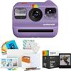 Polaroid Go Generation 2 - Fotocamera istantanea con modalità autoscatto a doppia esposizione (viola) e accessori (3 articoli)
