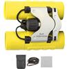 Generico Binocolo trasparente con impugnatura antiscivolo Binocolo professionale ampio raggio con scarsa illuminazione per osservazioni in classe Adatto bambini