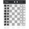 Chessnut Go Ultimate Portable Travel Electronic Chessboard with Full Piece Recognition and Strong Magnetic Adhesion - Perfect Desk or Travel Size（Grey）