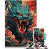 LKSDCBOT Puzzle da 1000 pezzi per adulti Drago cinese Giocattoli che creano dipendenza e sfidano l'intelligenza del cervello Regalo divertente 75x50cm