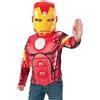 Rubie's ITG31529 - Costume per Bambini Set Iron Man Con Muscoli, S