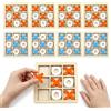 NiceNaiils 8 Pezzi Mini Puzzle Bambini in Legno, Gadget Compleanno Bambini, Regalini Fine Festa Invitati, Regalini per Alunni, Giochini per Feste di Compleanno,Puzzle Tic Tac Toe