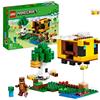 LEGO 21241 Minecraft Il Cottage dell'Ape, Modellino da Costruire della Fattoria, Giochi per Bambini, Bambine, Ragazzi e Ragazze con Bimbo Zombie e Animali Giocattolo, Idee Regalo