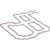 goki Flexi Roads 53765 - Set da gioco per costruzioni stradali, 135 pezzi | Sistema stradale flessibile, giocattolo creativo, per bambini dai 3 anni in su