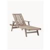 Venture Design Lettino prendisole in legno di acacia Little John -