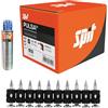 Isolamenti Chiodi per Sparachiodi Chiodatrice a Gas Pulsa 27P 40P 65 Alta Durezza Calcestruzzo Acciaio Guide Cartongesso (C6-30 (30mm), 500 pz scatola)
