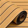 ANBILILA Pannelli da parete in legno 40X300CM autoadesivi effetto legno pannello 3D fonoassorbente pannello autoadesivo in vinile carta da parati autoadesiva in schiuma con effetto