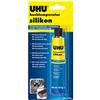 Uhu 46735 - Silicone ad alta temperatura, 80 ml, nero