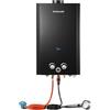 GASLAND Scaldacqua a gas BE422B, per esterni, 16 litri, butano (28-30mbar), propano (37mbar), doccia GPL per campeggio, camper, fienile