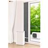 CoolFrech® Guarnizione porta 30-249 cm per condizionatore mobile split - compatibile con Midea PortaSplit, Climia, Evolar, Eurom, Trotec, Remko - Anche per finestre - Guarnizione condizionatori [101