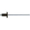 BRIXO 4X10 MM RIVETTI MARRONE TESTA DI MORO A STRAPPO - CONFEZIONE 100 PZ- BRIXO RIVETTATRICE RIVETTO
