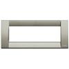 Vimar Serie Idea - Placca Classica 6 modulo metallo titanio metallizzato