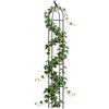 Generico Supporto Piante Rampicanti Da Vaso - 120 Cm/ 145 Cm Obelisco Per Piante Rampicanti In Metallo Antiruggine - Per Piantes, Ortensie,viti E Verdure, Decorazione Durevole Per Esterni