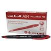 Uni-Ball Penna rollerball UB-188-Micro Air, inchiostro rosso Super Ink, a prova di manomissione, pennino per penna stilografica, scatola da 12 pezzi