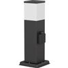 ledscom.de POLLY luce di bitta per esterni, 35cm, nero, attacco, incl. lampadina G9, 501lm, bianco caldo