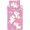 BrandMac Unicorni Rainbow Copripiumino Neonato 100x135 + Federa 40x60 100% Cotone