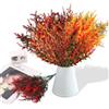 GTJEOI 10 Pezzi Fasci Fiori Finti Autunnali, Mazzi Fiori Artificiali Finti, Fiori Artificiali Addobbi Autunnali, Fiori Autunnali Finti Plastica per Decorazioni Autunnali Ringraziamento Giardino