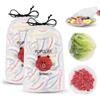 KUBDPQOR Sacchetti di conservazione per alimenti - Veramoons Sacchetti Trasparenti per Alimenti - Cuffie Copri Alimenti - Pratici Sacchetti Alimenti, Cuffie per Alimenti Cucina, Coperchi Elastici