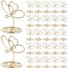 Duronge 25 Pezzi Segnaposto Matrimonio, Porta Memo in Metallo Dorato a Forma di Farfalla, Eleganti Segnatavolo con Supporto per Matrimoni, Banchetti, Feste, Compleanni e Decorazioni per la Tavola