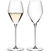 RIEDEL Veloce Sauvignon Blanc, set da 2 pezzi, vetro trasparente di alta qualità, realizzato a macchina