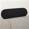 Rr tianshi Cuscino rotondo di supporto per divano, bracciolo, letto, divano, poggiatesta, cuscino lombare, supporto per testa, collo e gambe (12 x 12 x 60 cm, nero)