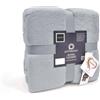 Daunex Plaid Coperta Morbidotto Prime 1 Piazza 150x200 Grigio Perla - PLPRIM