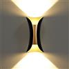 KAWELL 10W Moderno Lampada da Parete LED Lampada da Muro Interno Esterno