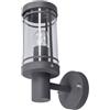 Lindby Applique da esterni (Moderno) colore Grigio, in Acciaio Inox parete esterna/parete casa abitazione terrazzo und balcone
