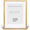 RahmenMax Skane - Cornice portafoto in legno di faggio, 33,5 x 48,5 cm, colore: Bianco