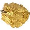 FTVOGUE Money Frog Feng Shui cinese Ricchezza Lucky Coin Toad Home Office Decorazione Buon Lucky Ricchezza (6,5 x 6 x 5 cm)