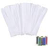 GORGECRAFT 100pz Rete Protettiva Coni di Filo per Cucire Salva Rocchetto Huggers Pennello Cosmetico per Trucco Reti per Diverse Dimensioni di Cucito Quilting Avvolgitrici Macchine Bianco 15x2 cm