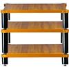 Easnuroz Scaffale HiFi Rack AV Supporto Per Lettori HIFI Stand Mobile Audio HIFI A 1/2/3/4 Strati Armadio Per Dispositivi Di Streaming HiFi Racks Scaffale AV HiFi Componenti Audio Video(Wood color,60*