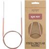Knitter's Pride Rosemist Ferri Circolari 80cm 4.00mm - 1pc | Punte affusolate, cavo girevole a 360°, superficie liscia, leggero, contrasto cromatico, ideale per lavori circolari.