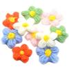 Colcolo Fiori all'Uncinetto in di Lana 10er da Cucire - Fiori all'Uncinetto per Applicazione di Fiori