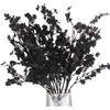 PATIKIL Fiori Artificiali, 6pcs Fiori Finti Europei Bouquet Finto Per Decorazione Casa Giardino Cucina Matrimonio Feste Decorazione Nero
