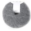 HEEPDD 25g / Roll Gomitoli Mohair, Filato per Maglieria Lungo in Lana con Uncinetto per Gli Indumenti Sciarpe Maglione Scialle Cappelli e progetti Artigianali(Grigio Chiaro)
