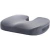 Rocky Green Cuscino in memory foam per ufficio sedentario, ergonomico, traspirante, design glutei, quattro stagioni, rimovibile e lavabile (grigio/nero/rosa disponibile) (grigio)