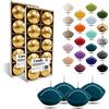 Generic CANDLY HANDMADE© 10x Candele Galleggiganti Premium Ø 45mm | Compleanno & Onomastico, Ricevimento di Nozze, San Valentino, Pasqua, Natale, Elegante decorazione della casa, Candele (Turchese)
