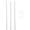Ciieeo Bacchetta Cieca 6 Pezzi 89 Cm Tende Verticali Da 35 Pollici Con 5 Ganci In Plastica Di Ricambio Bacchetta Lunga Apri Veneziana Asta Per Ciechi Finestra