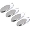 QUARKZMAN Cavo Cieco Peso 4pz 90mm Tenda Finestra Persiana Perline Tenda Catena Maniglia Roman Verticale Rullo Paralume Accessori Grigio