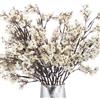 PATIKIL Fiori Artificiali, 6pcs Fiori Finti Europei Bouquet Finto Floreale per Decorazione Casa Giardino Cucina Matrimonio Feste Decorazione Champagne