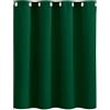 GAIFNAG Tenda Oscurante Ad Anelli per Finestra 100 x 80 cm Termiche Isolanti, Tende Coprente e Moderne Tenda a Pannello Traslucido per Matrimoni, Ristorante, Verde Scuro