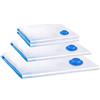 Etrexonline Sacchetti Sottovuoto Salvaspazio, Set da 4-2x50x60 cm, 1x60x80 cm e 1x80x110 cm, Ideali per Vestiti, Piumoni, Coperte e Cuscini