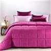 Corredocasa Piumone Invernale Caldo e Morbido Trapunta Manopesca Made in Italy Soffice Confortevole Tinta Unita Disponibile in 3 Misure e Vari Colori (Fucsia, Matrimoniale)